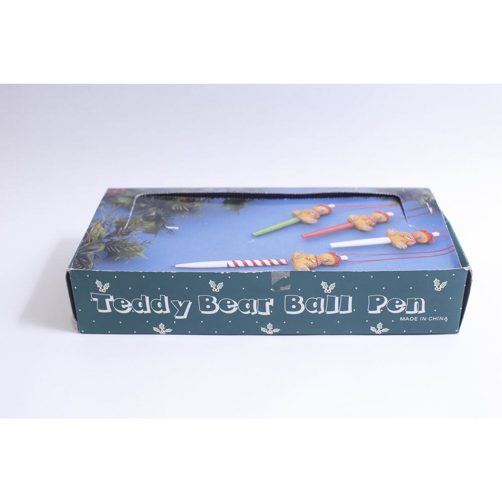 Teddy Bear Ball Pen, Display Box With Pens, Writing instruments, Adorable
